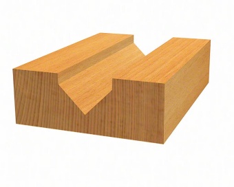 V-образная пазовая фреза 8 mm, D1 16 mm, L 16 mm, G 45 mm, 90° 2608628407